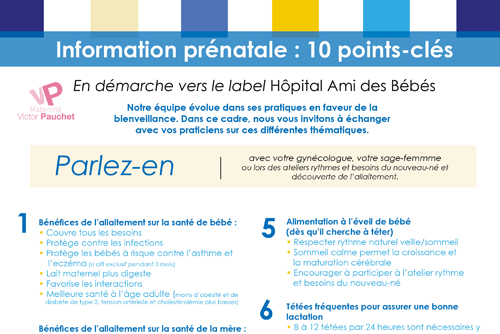 Les informations prénatales